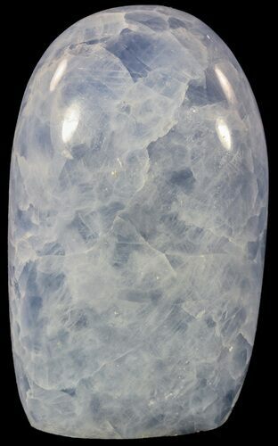 Free-Standing, Polished, Blue Calcite - Madagascar #54633